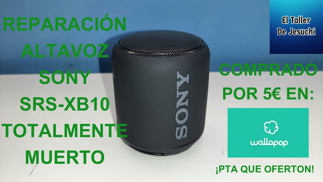 Reparación Altavoz Sony SRS-XB10 Totalmente Muerto. El Taller De Jesuchi