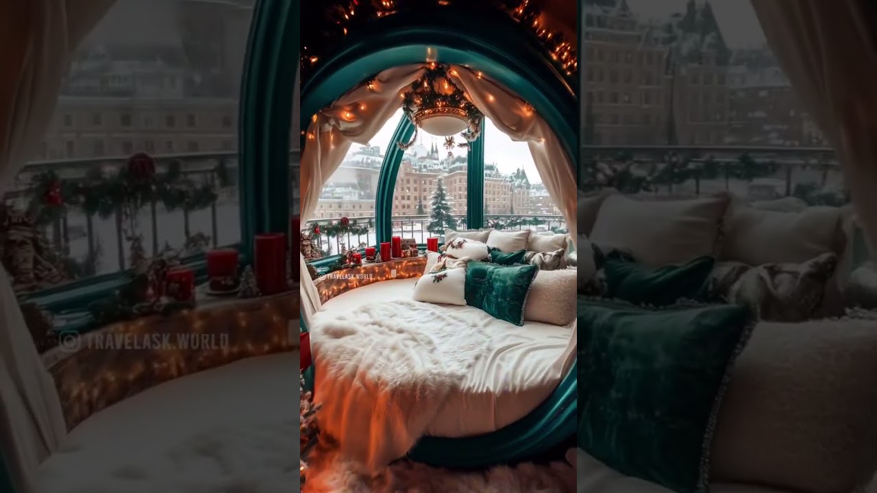 Qu&eacute;bec at Christmas: A Festive Fairytale Wonderland 🎅🏻✨#quebec #christmas #travel #canada