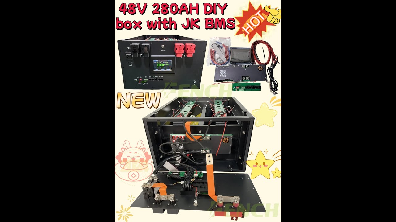 48V 280AH/300AH diy box with JK BMS Assembly process