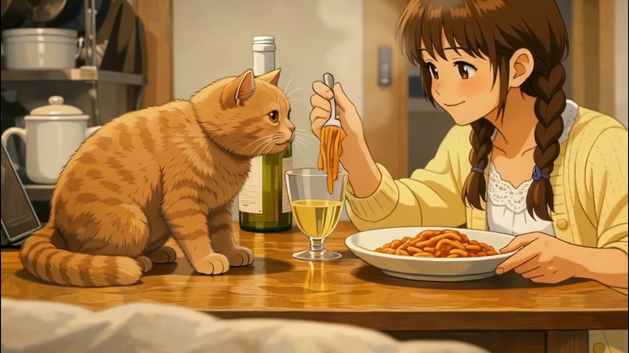 A Quiet Week After Work | Solo Dinners & Gentle Ghibli Evenings ASMR