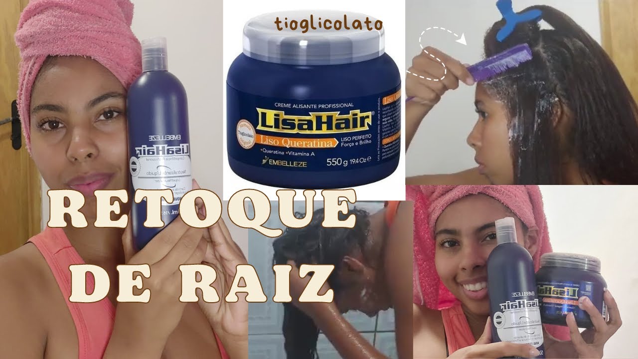 Definitiva com Tioglicolato de Amônia/ Retoque de Raiz (passo a passo)