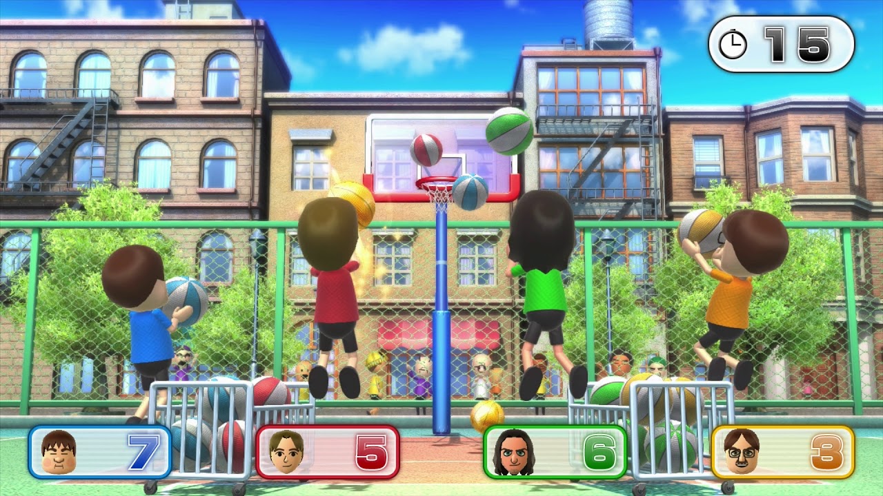 Wii Party U minigame: Alley Hoops 60fps