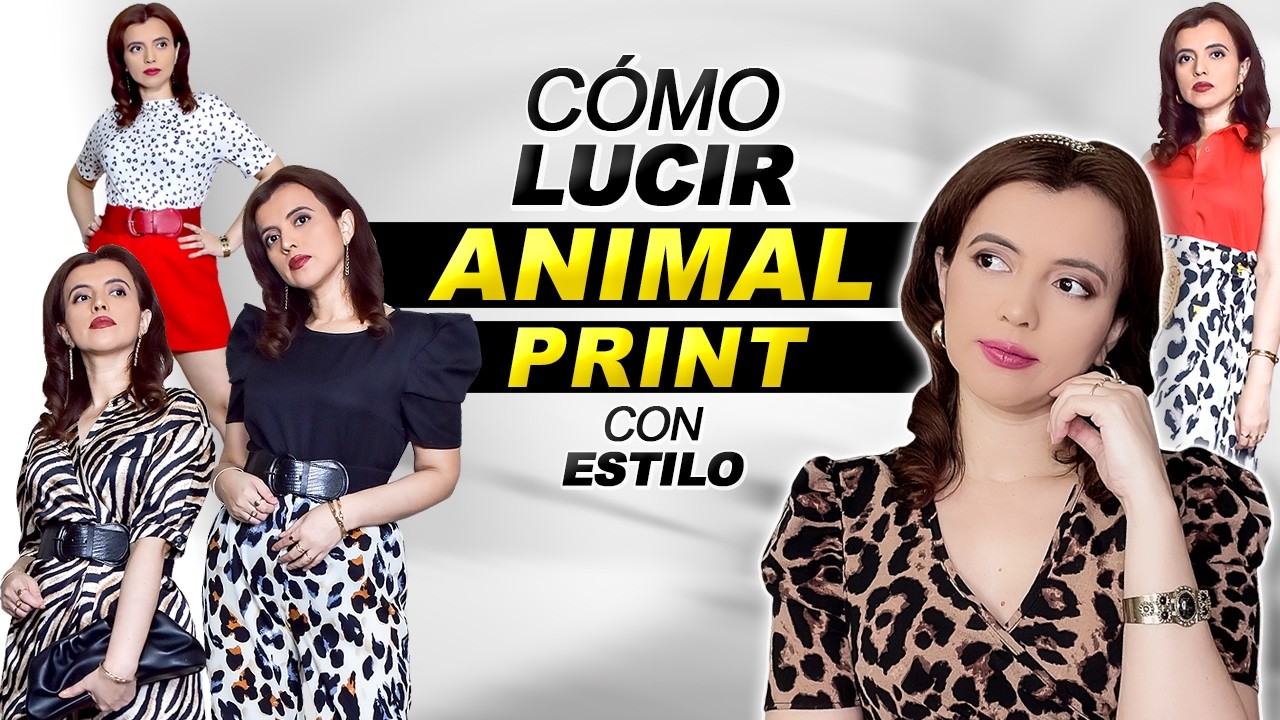 🚨 FASHION ALERT 🚨 ¡Cómo combinar ANIMAL PRINT sin esfuerzo y verte bien!