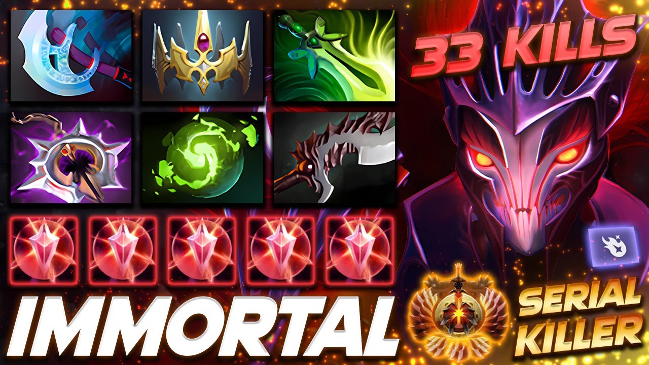Spectre 33 Frags Immortal Ownage - Dota 2 Pro Gameplay [Watch & Learn]