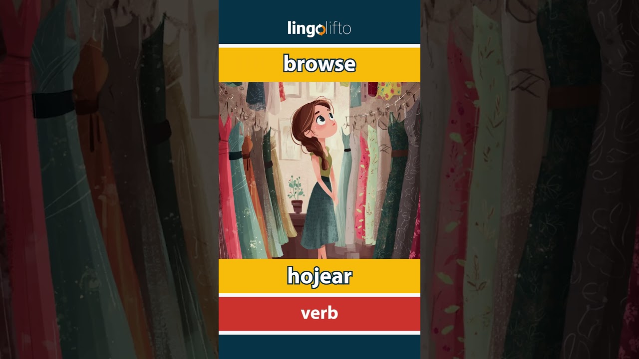 🇬🇧🇪🇸 browse - hojear : learn English : aprendamos ingl&eacute;s : vocabulary builder