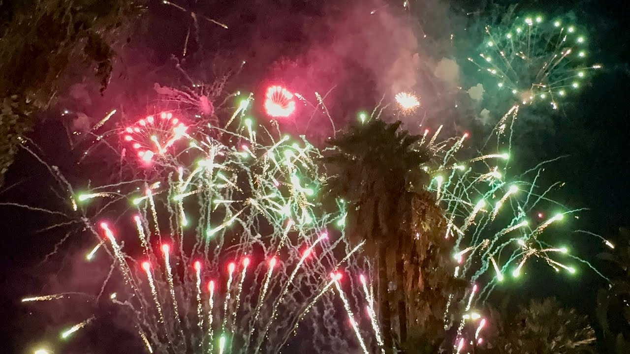 Fuochi d’artificio a Reggio Calabria con vista Sicilia - Festa Madonna della Consolazione 17/09/2024
