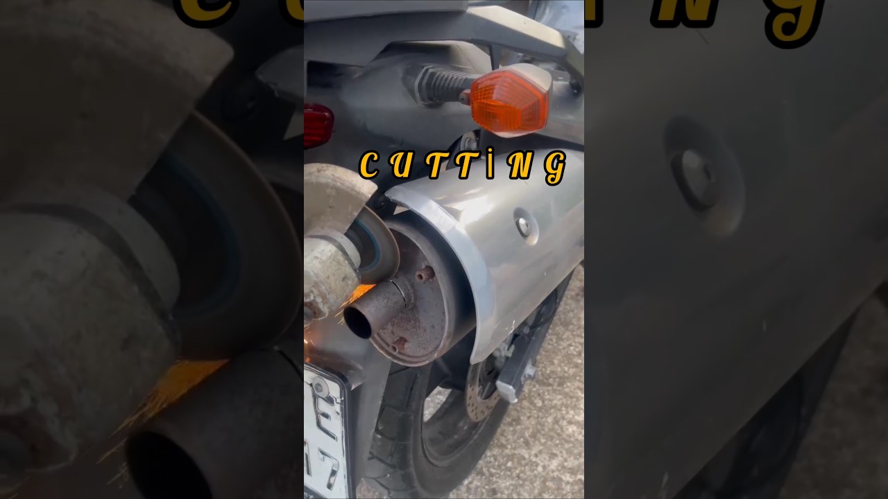 MODIFIED STOCK EXAUST FOR SUZUKI VSTROM 650 DL #motorcycle #suzuki #exaust #modified