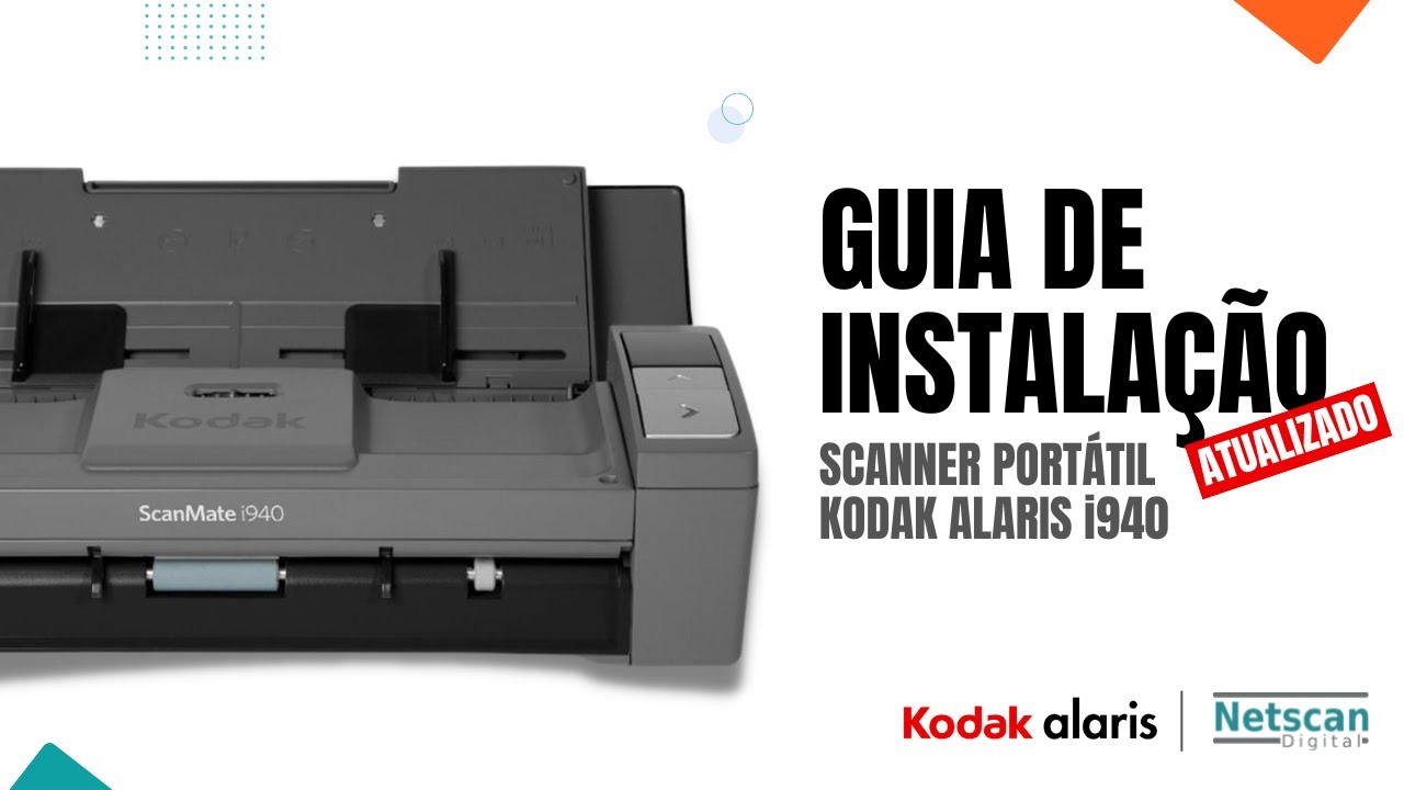 Como instalar o Scanner Portátil Kodak Scanmate i940 | Guia de instalação 2022 [ATUALIZADO]