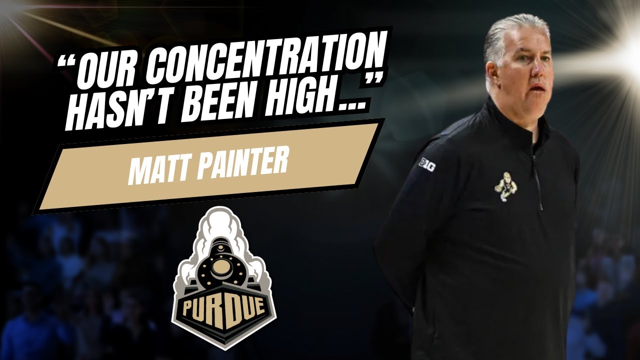 Matt Painter After The Win Over Maryland: 