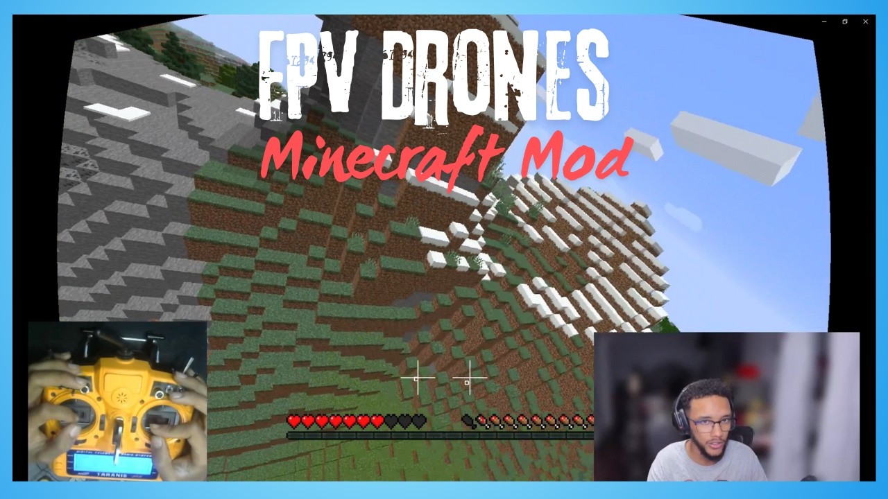 Turning Minecraft into a FPV Drone simulator! (Full tutorial)