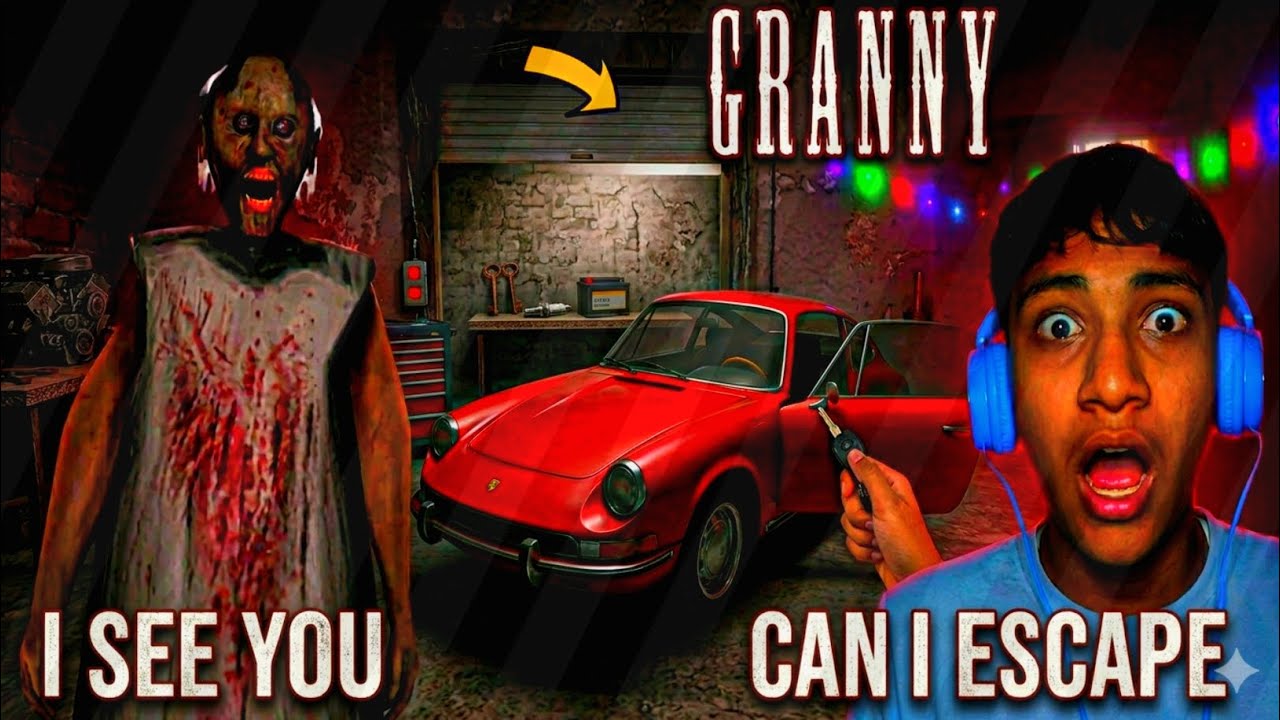 ​CAR ESCAPE MEIN LAG GAYE! 😂 | Granny Fail Gameplay