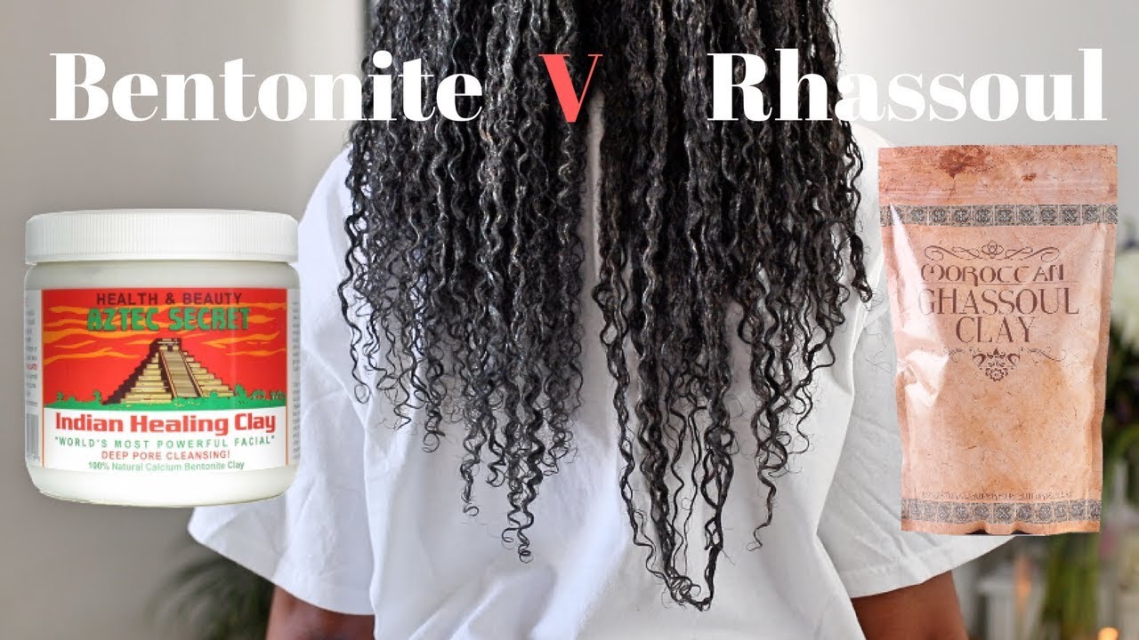 The BEST CLAY for Natural Hair! Bentonite or Rhassoul Clay Wash🚿
