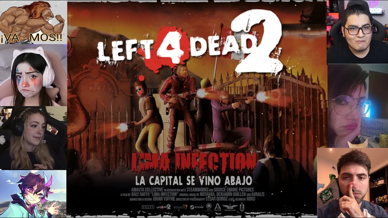 STREAMERS probando LIMA INFECTION Left 4 Dead 2