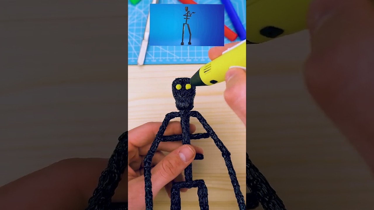 I made an Endoskeleton Dance with 3d pen #meme