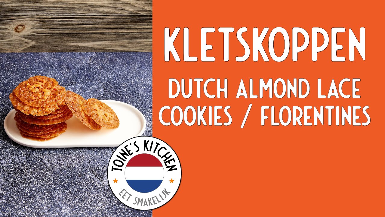 How to Make Kletskoppen: Dutch Almond Lace Cookies / Florentines