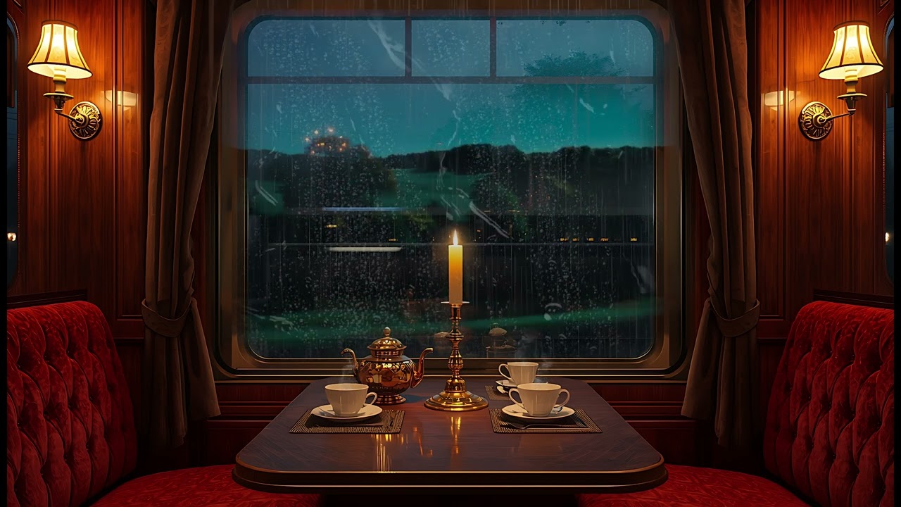 Night Train to Nowhere... | Deep Sleep Ambience & Rain Sounds