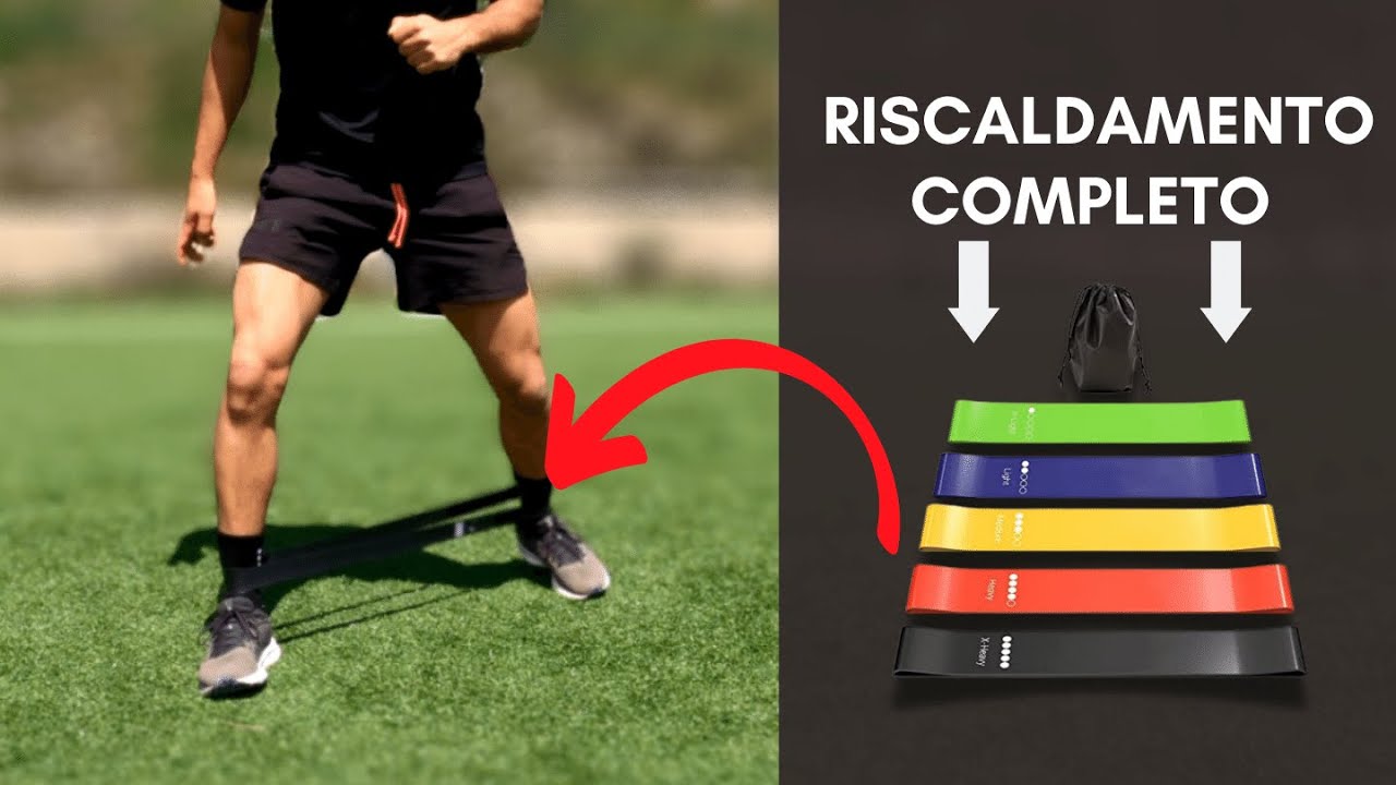Esercizi di Attivazione Muscolare con Banda Elastica⚫Riscaldamento con Elastici per il Calcio