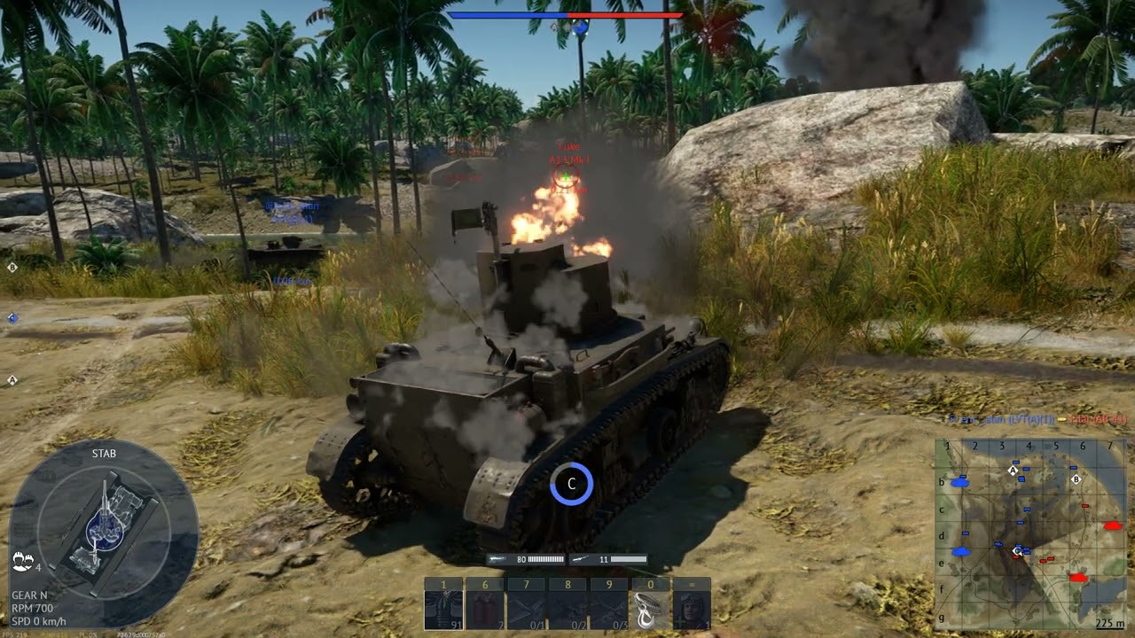 GeForce RTX 3060 Ti on War Thunder: The moment of capture of the zone