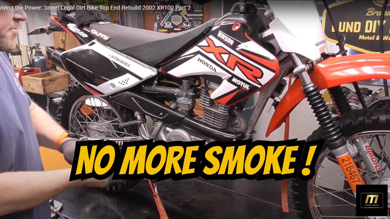 Reviving the Power: Street Legal Dirt Bike Top End Rebuild 2002 XR100 Part 2