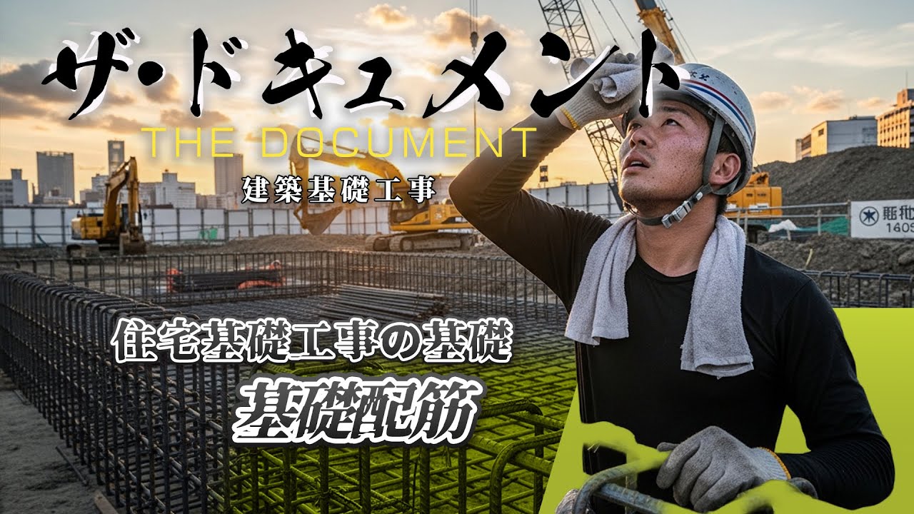 【密着】現場のリアル！住宅基礎工事の基礎配筋に1日密着‼②【住宅基礎工事ならマスダ建設・求人募集中】