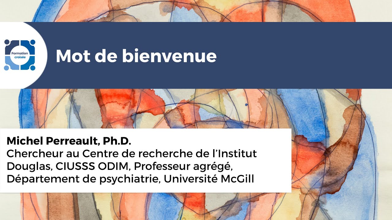 Formation croisée Cyberdépendance chez les adolescents et les jeunes adultes - Mot de bienvenue