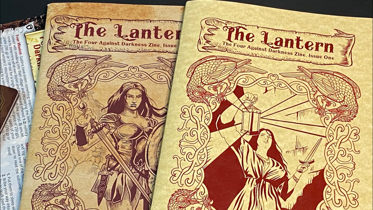 Four Against Darkness - Deep Dive Part 5 - The Lantern Zine Bundle