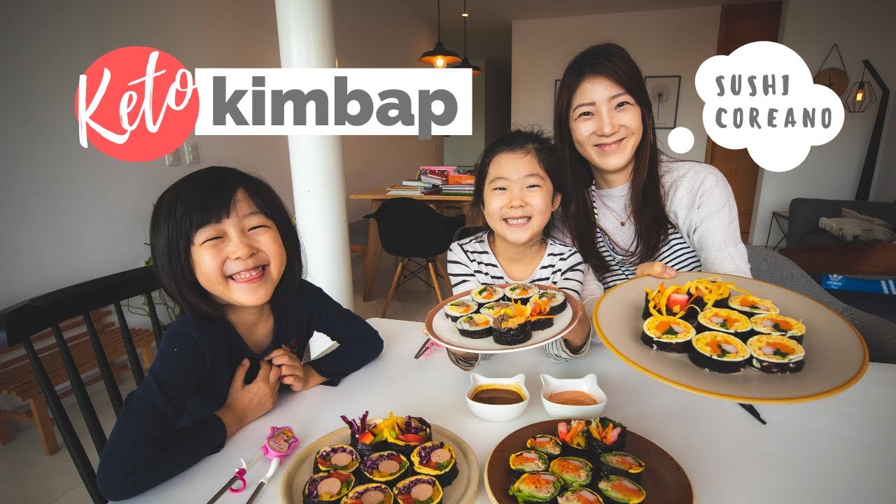 KETO KimbapㅣSushi Coreano Para la DietaㅣCoreanas en MexicoㅣFamilia Mexicoreana