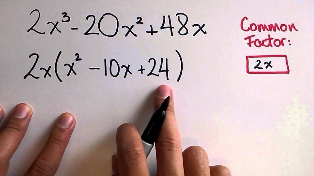 Factoring Quadratic Expressions Pt. 2