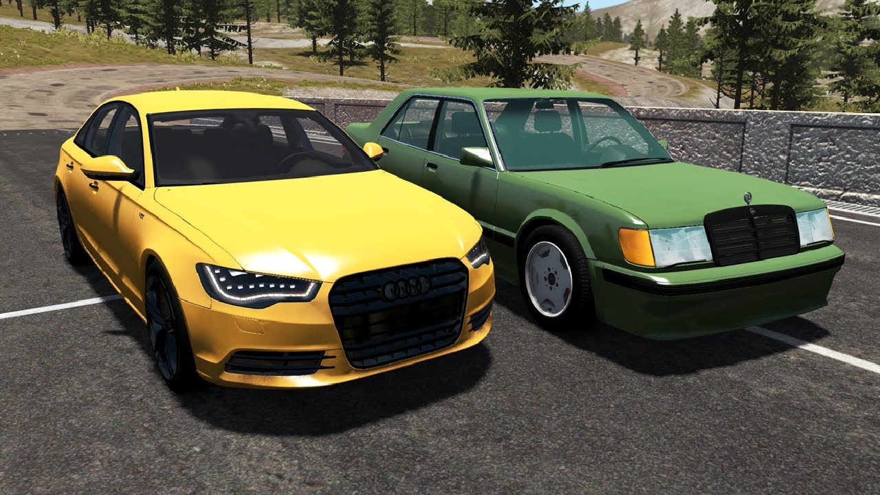 Overtaking & Traffic Car Crashes 2 - BeamNG Drive