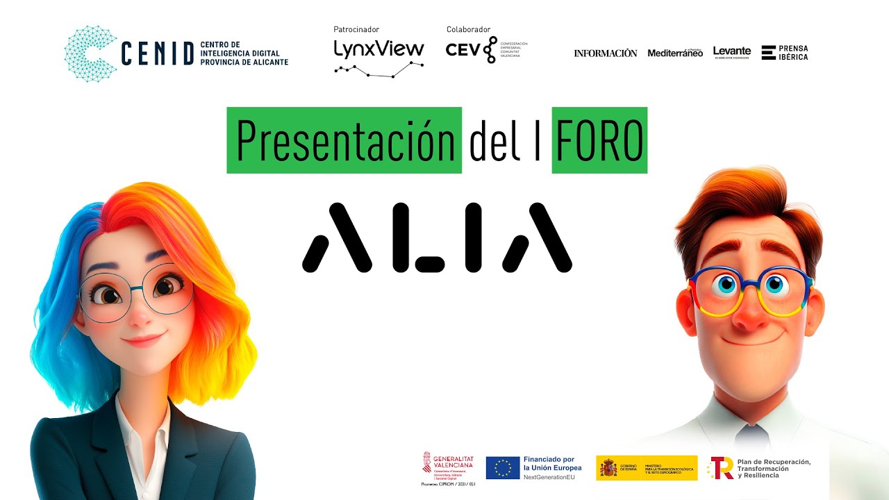 I FORO ALIA, Foro sobre Inteligencia Artificial Generativa