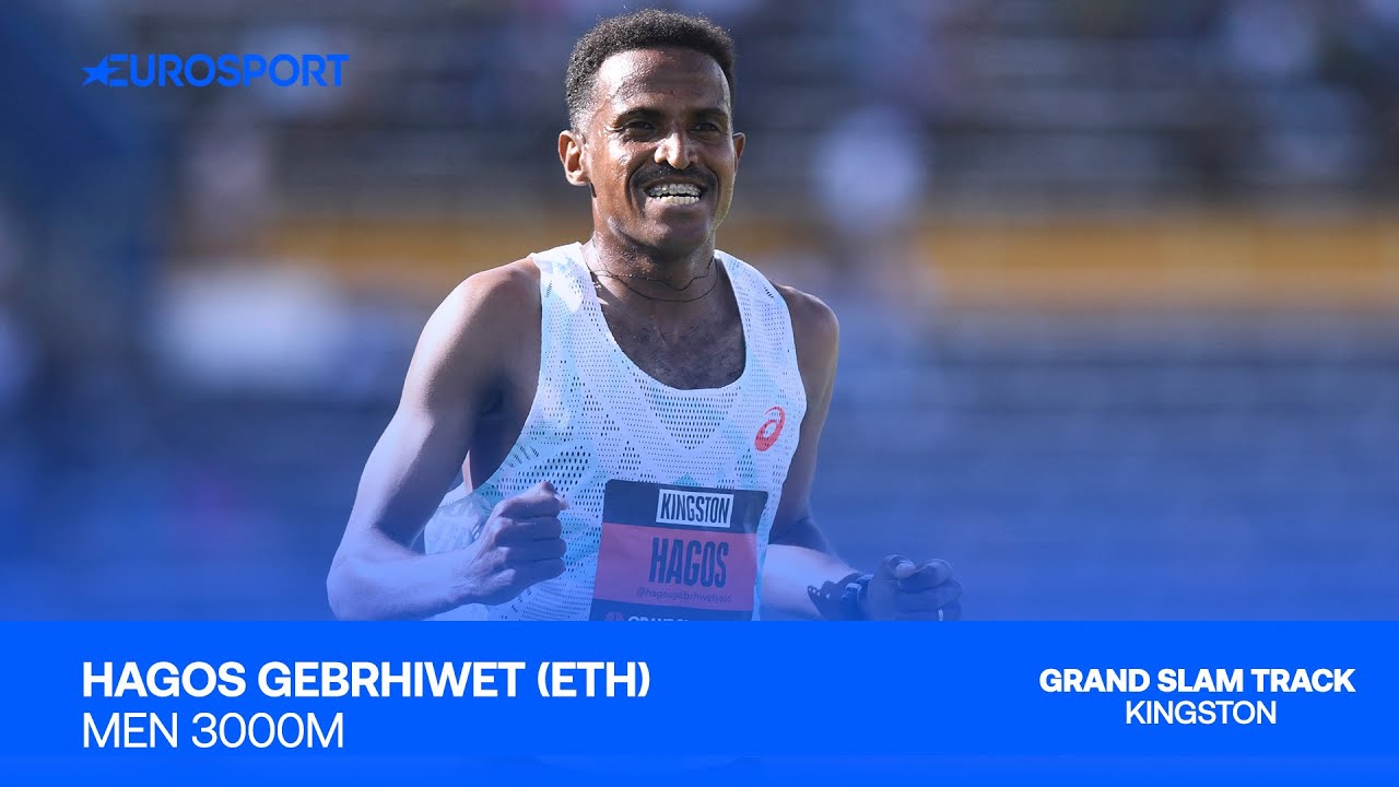 Grant Fisher (USA) Hagos Gebrhiwet (ETH)| Men 3000m | Grand Slam Track | Kingston