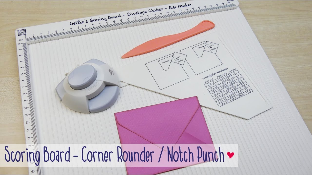 Scoring Board | make an envelope | een envelop maken
