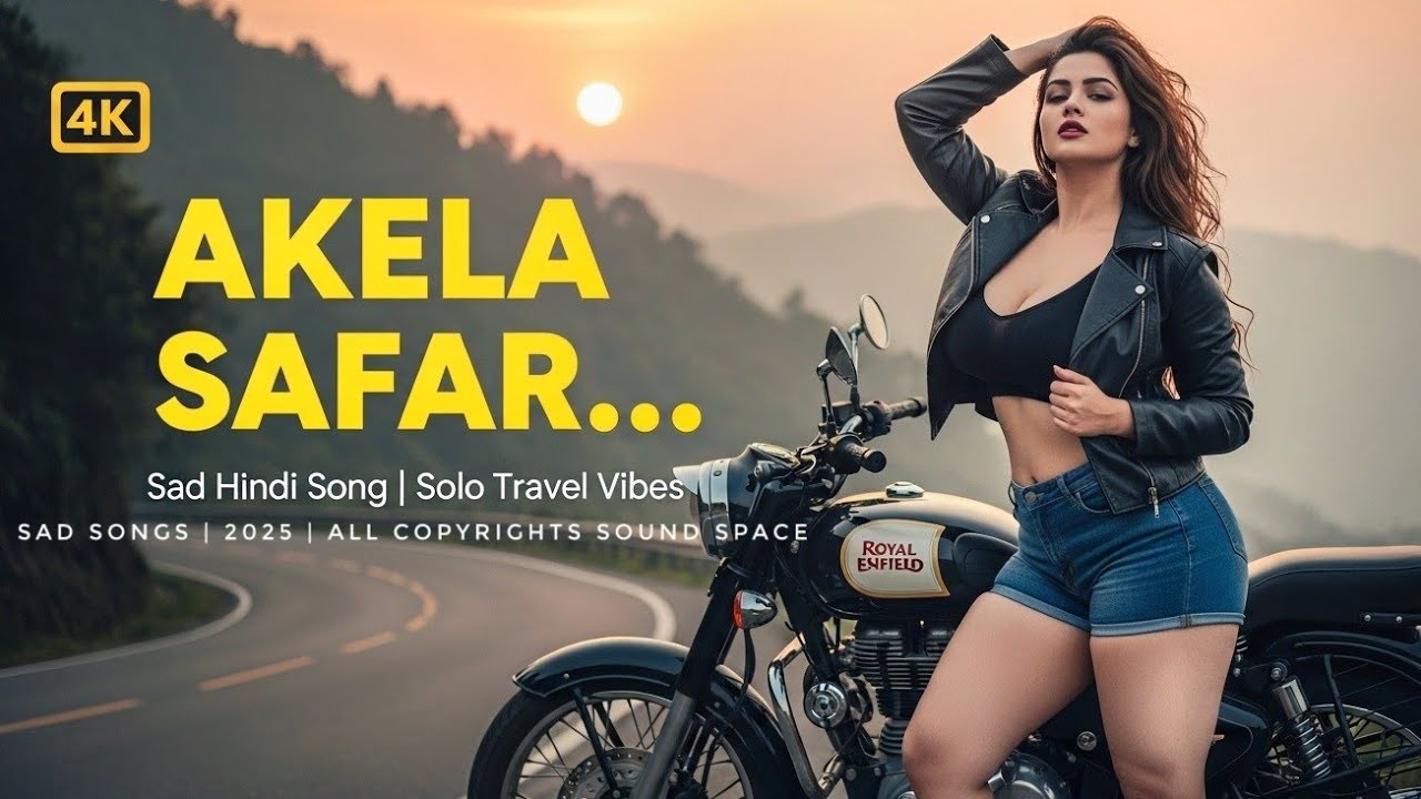 Akela Safar 🛣️ | Heart-Touching Sad Hindi Song | Solo Travel Vibe | Original Emotional Song 2025