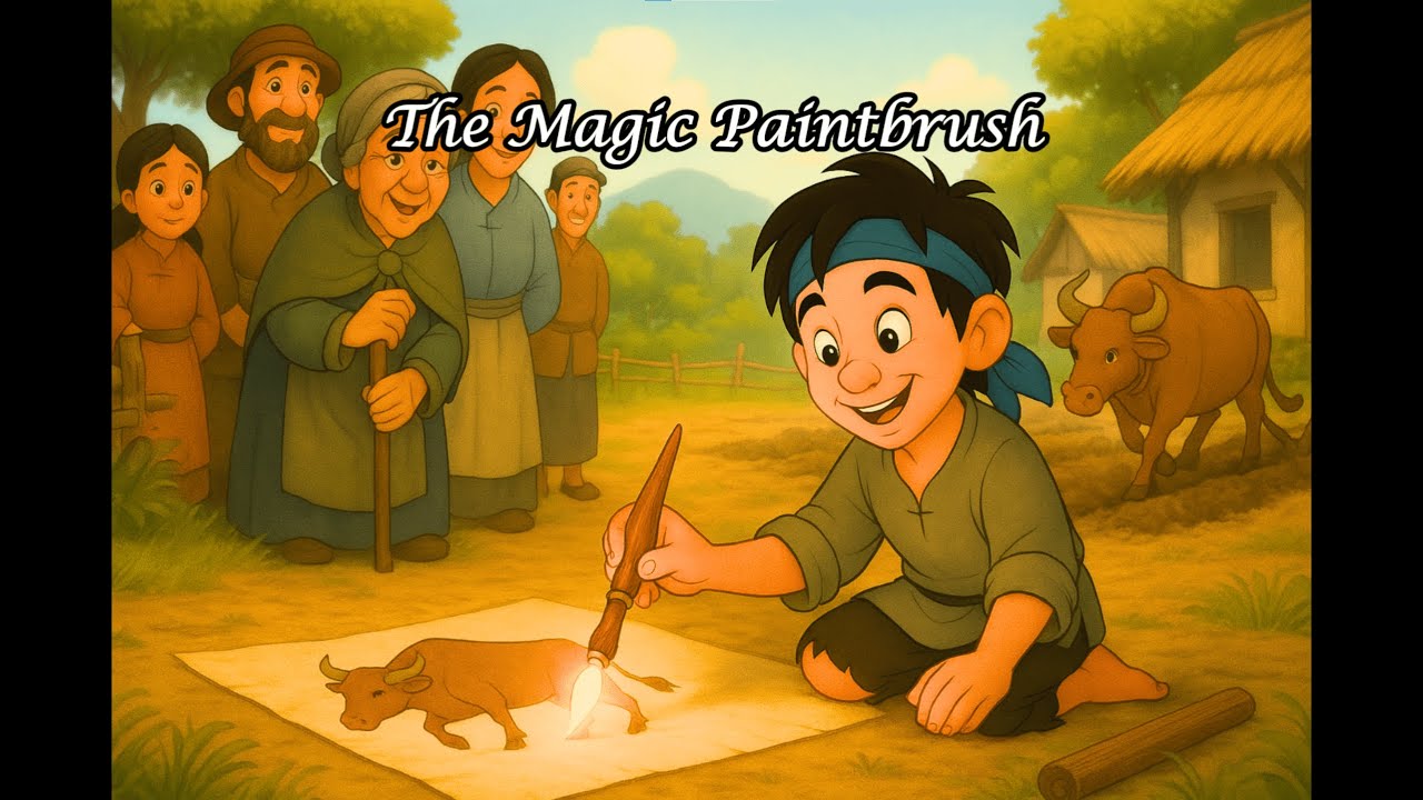 The Magic Paintbrush | Bedtime Story for Kids | Chinese Folktale in Disney Style 🌟