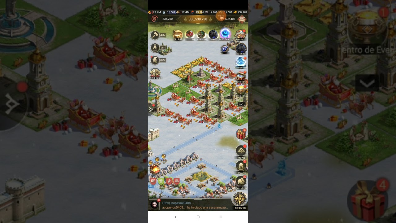 Rise of empires Roe. Explicación decoraciones nivel noob, golpe de 36 millones en eden 😁