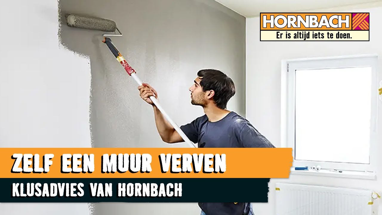 Muur verven met HORNBACH