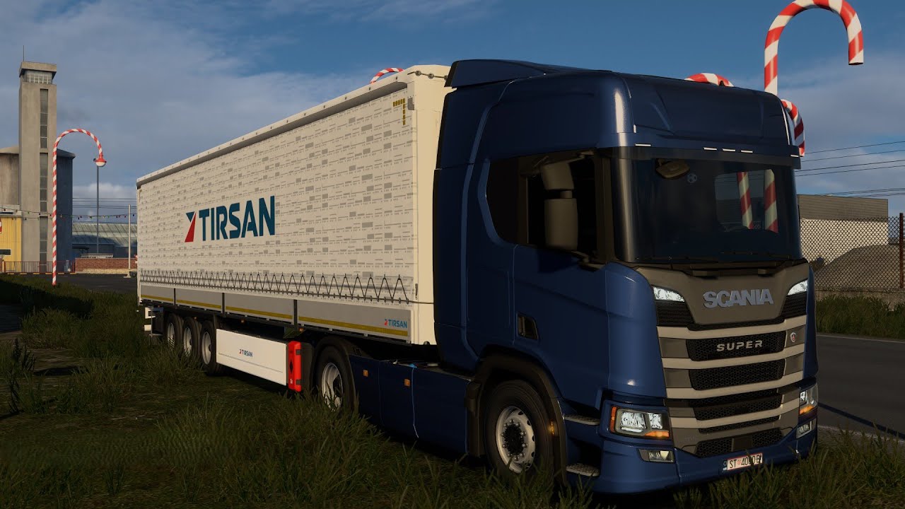 Euro Truck Simulator 2  Truckersmp de sakin bir gün Duisburg-Calais yolu #ets2 #truckersmp #gameplay