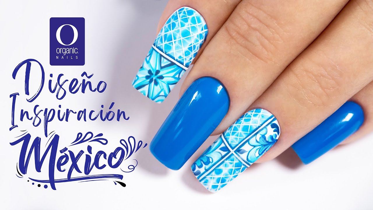 Diseño Temático Mexicano | Talavera | Organic Nails