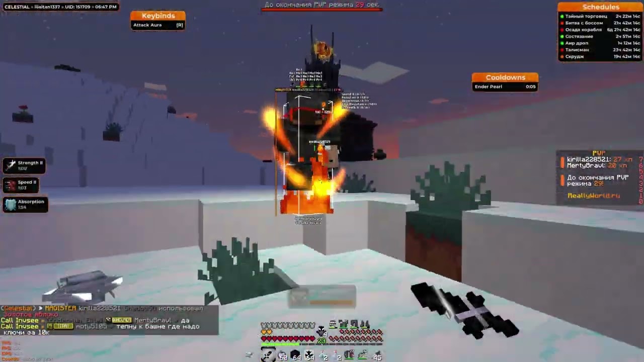 ЛУЧШЕЕ НАЧАЛО ВАЙПА УБИЛ ВСЕХ НА REALLYWORLD  С ЧИТОМ CELESTIAL 1.16.5