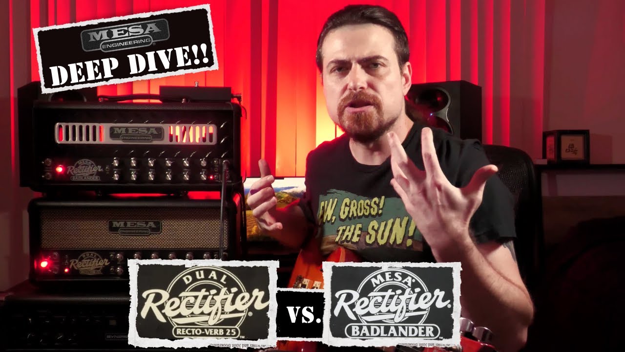 A Deeper Dive Into the Mesa/Boogie Recto-Verb and Badlander 25 watt Tube Amp Heads!