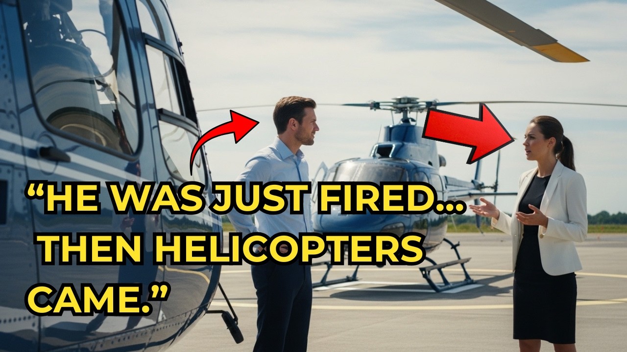 Single Dad Was Fired and Walking Home — Until Two Helicopters Landed Shouting “Where’s the Doctor!”