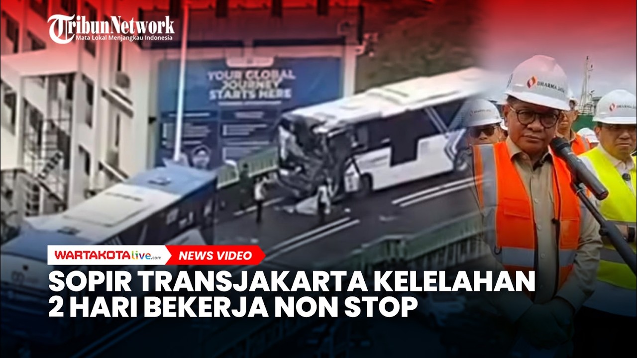 Pramono Sebut Transjakarta Adu Banteng sebab Sopir Kelelahan Bekerja 2 Hari