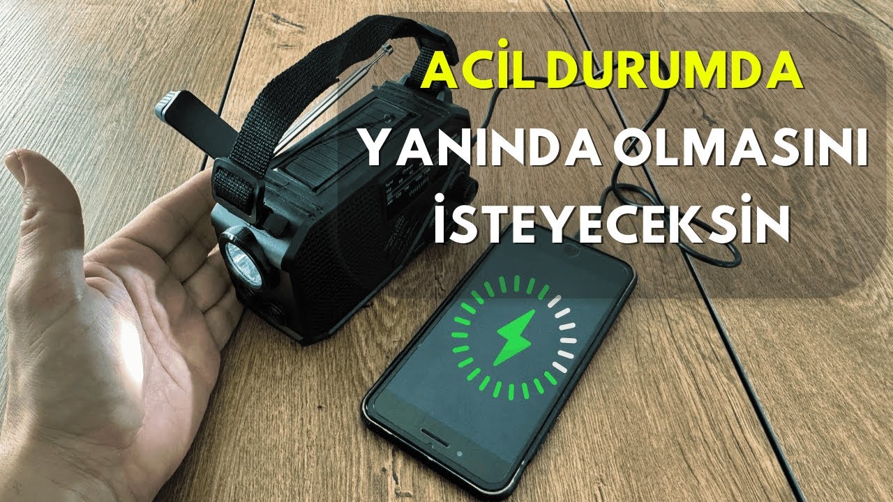 Afetlerde Bu Radyoya Güven! Philips TAR1609 Acil Durum - Kamp Radyosu