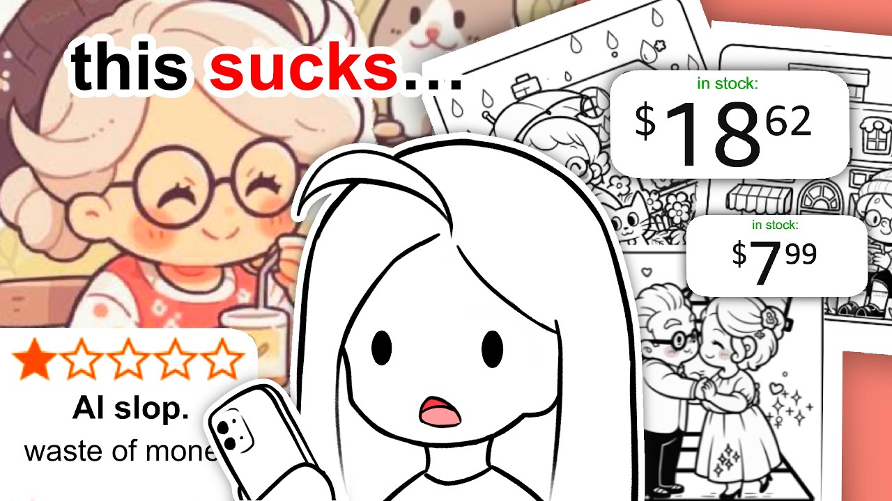 AI coloring books got even worse...
