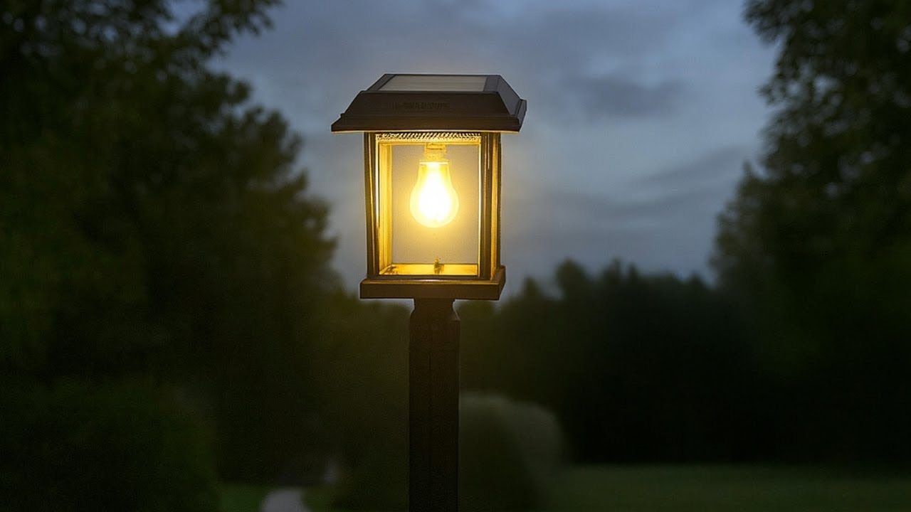 Aspen II Solar Post Light | Ultra-Bright Modern Outdoor Lighting with No Wiring! 🔆