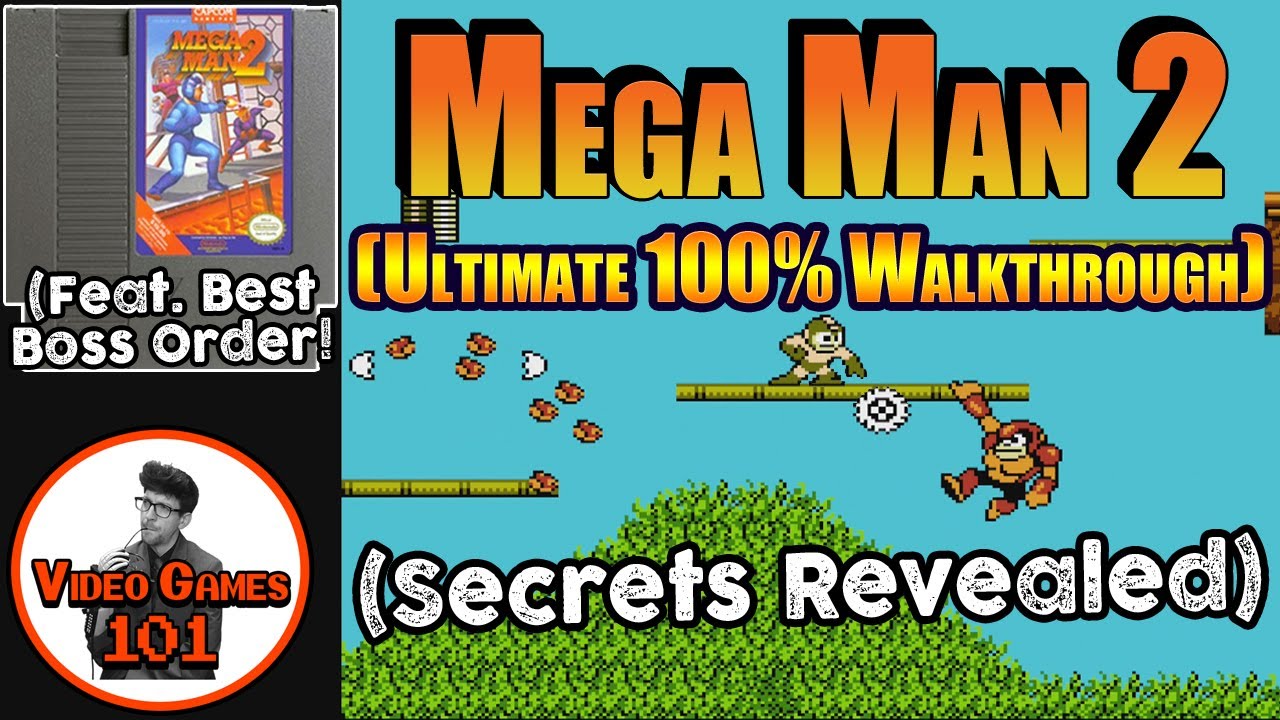 Mega Man 2 Walkthrough | 100% Guide w/Boss Order | Video Games 101