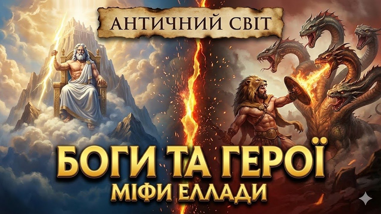 Боги та Герої Олімпу: Релігія та міфи Давньої Греції ⚡️ Від народження Зевса до подвигів Геракла