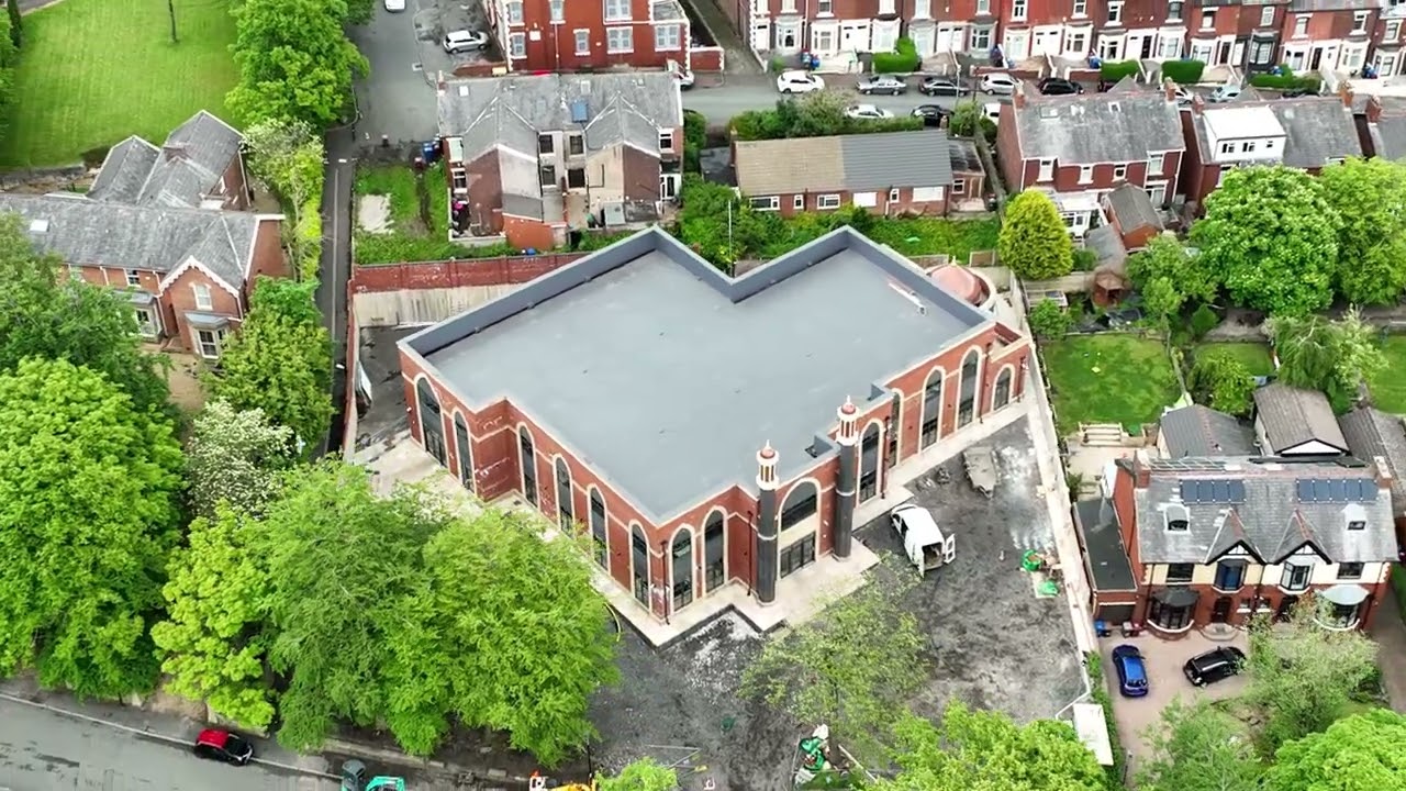 Masjid Irfan Blackburn - 4K Drone Footage (DJI Mavic 3)