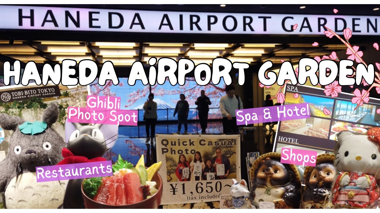 LIVING IN JAPAN 071 | Ghibli Photo Spot, Mall & Hot Spring at Haneda Airport Terminal 3