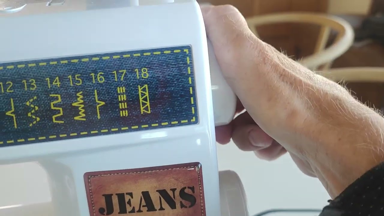 Veritas Jeans symaskin - lager stygg lyd og vil ikke sy